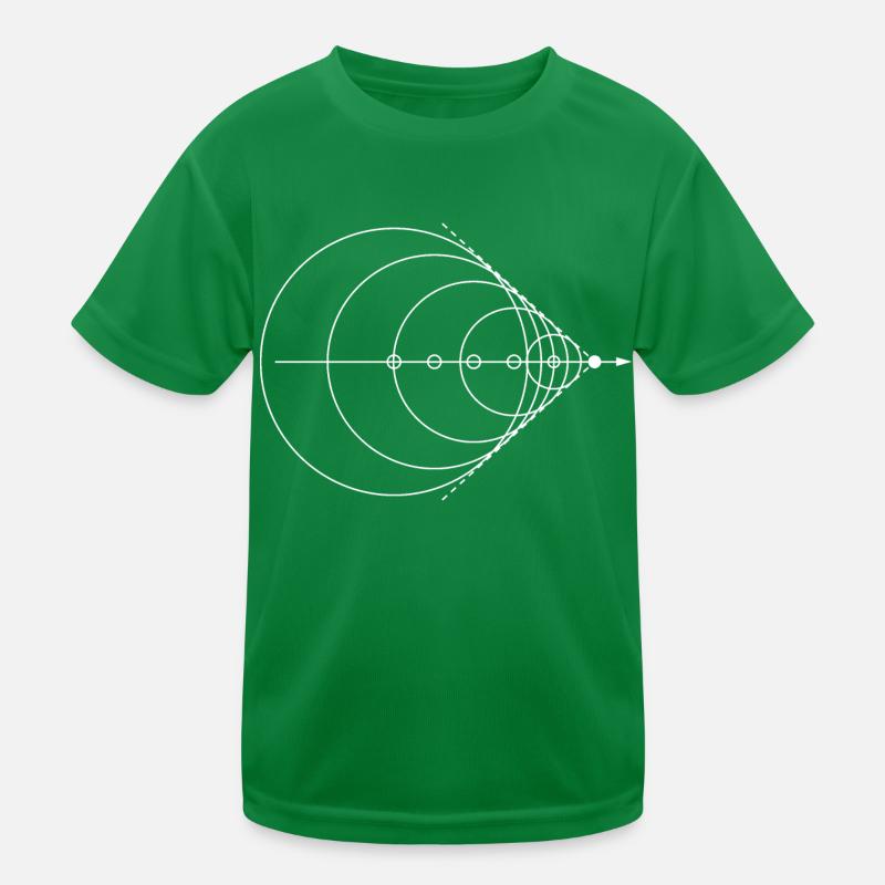 Schallmauer Physik Physiker Physiklehrer Kinder Funktions-T-Shirt