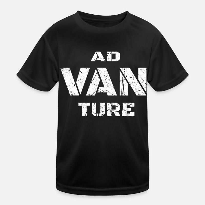 Advanture - AD VAN TURE - Adventure - Camper Kids Functional T-Shirt