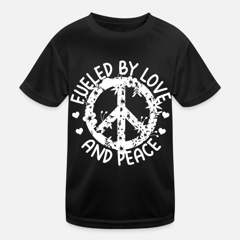 Hippies - Kids Functional T-Shirt - black