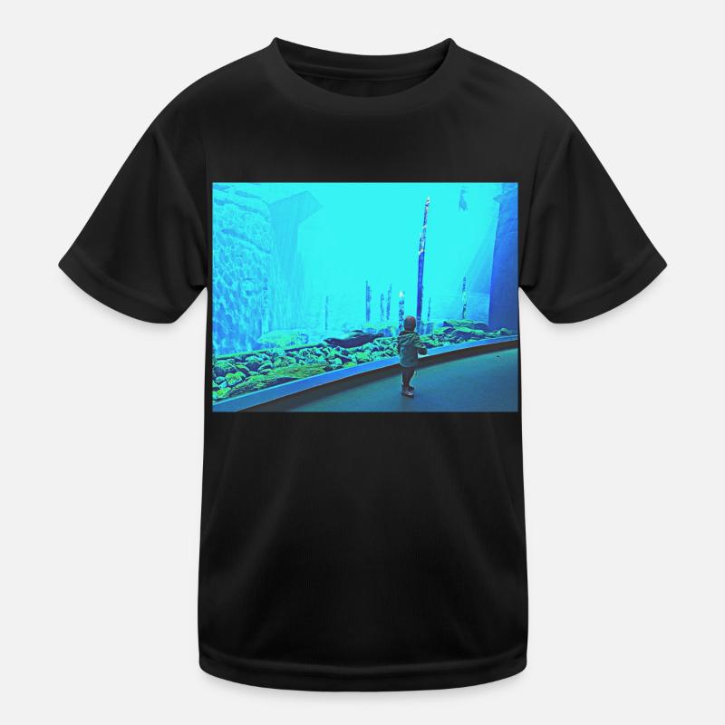 Turquoise Kids Functional T-Shirt