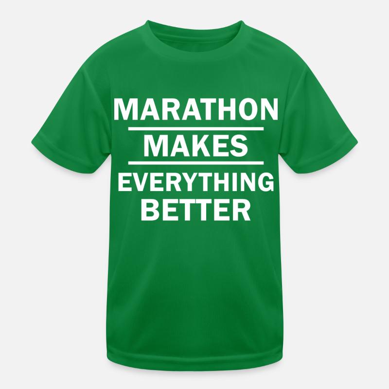 Course de marathon T-shirt sport Enfant
