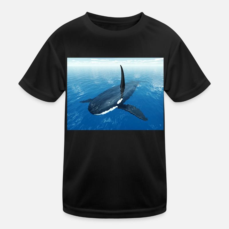 Killer whale, orca, killer whale Kids Functional T-Shirt