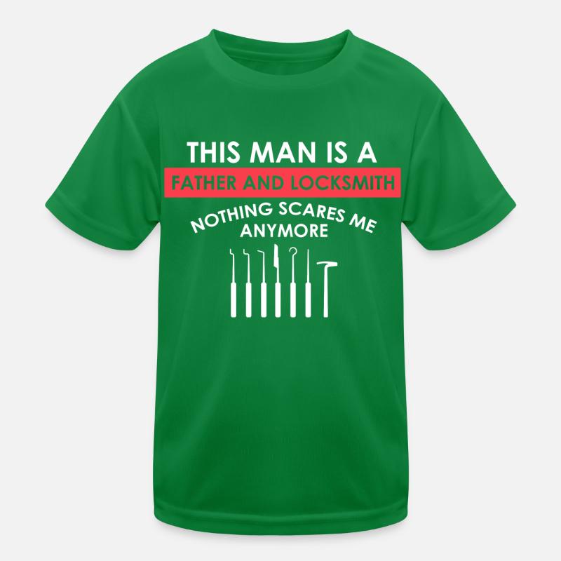 Lockpicking Expert Déverrouillage Service Lock Papa T-shirt sport Enfant