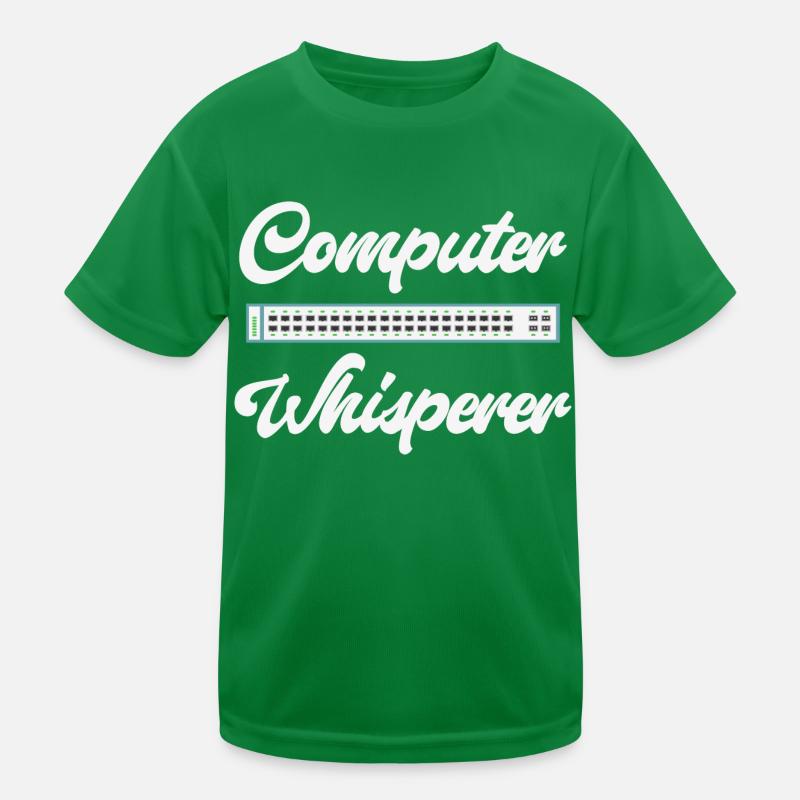 Computer Whisperer IT Tech Support Network Kinder Funktions-T-Shirt