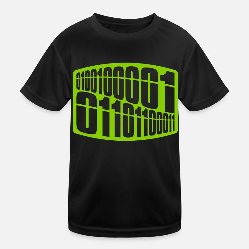 Binär Code Programm Sprache Kinder Funktions-T-Shirt
