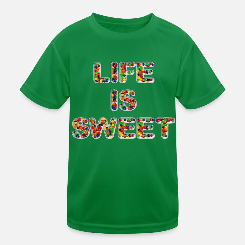 Das Leben ist süß Kinder Funktions-T-Shirt