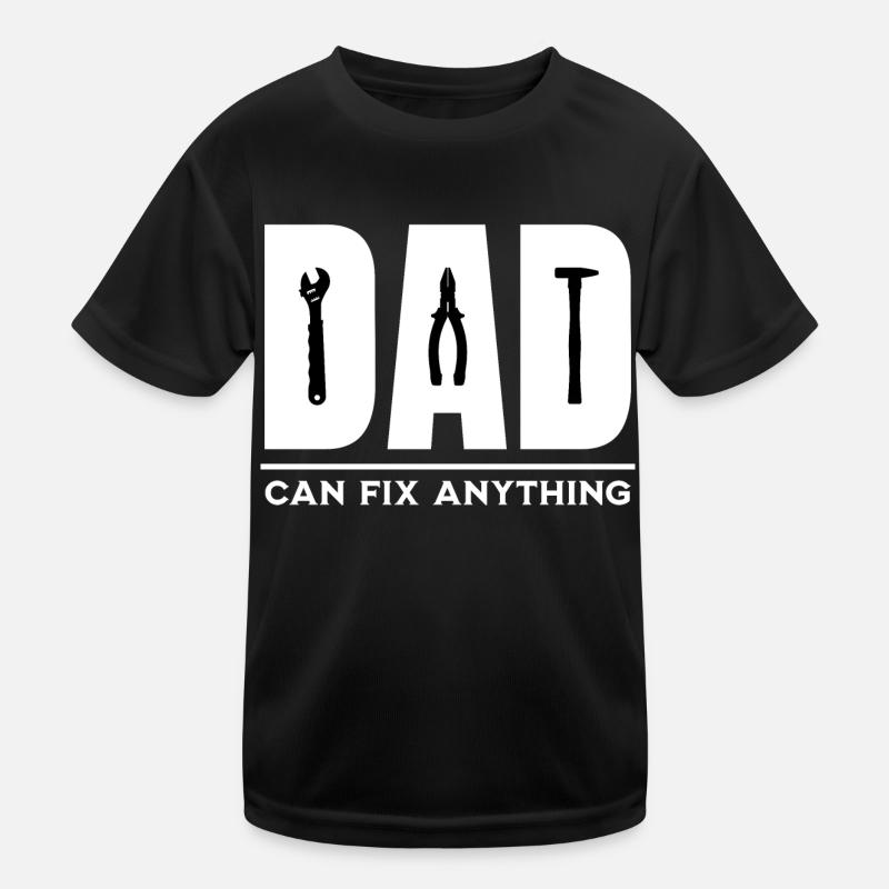 Dad fixes everything Kids Functional T-Shirt