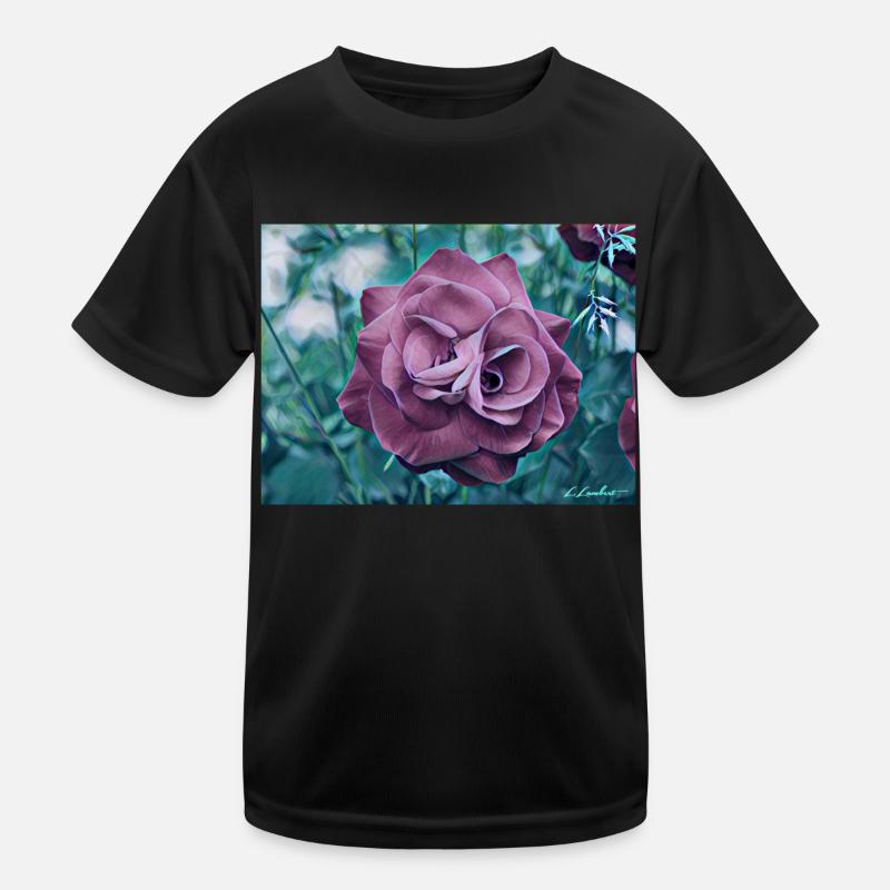 Rose - Kids Functional T-Shirt - black