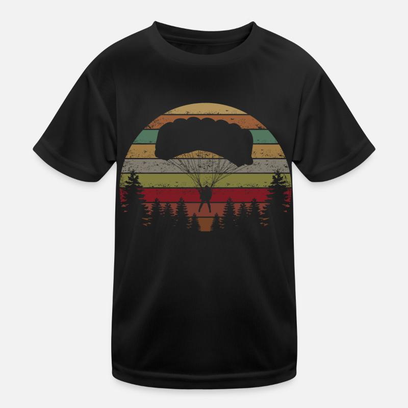 Skydive Evolution: Skydiver Design T-shirt sport Enfant