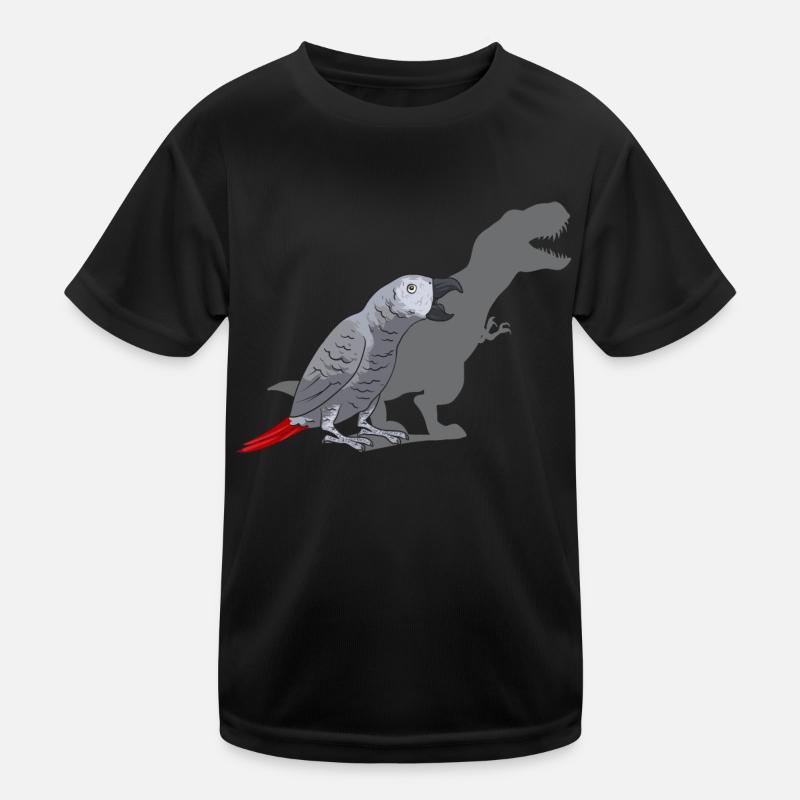 Graupapagei African Grey Parrot Papagei Kids Functional T-Shirt