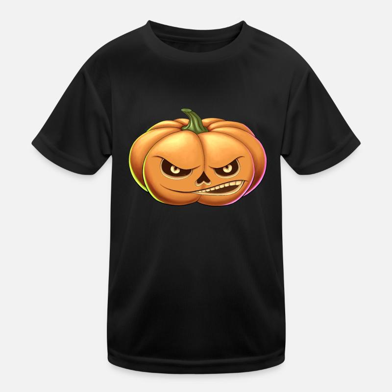 Pumpkin man Kids Functional T-Shirt