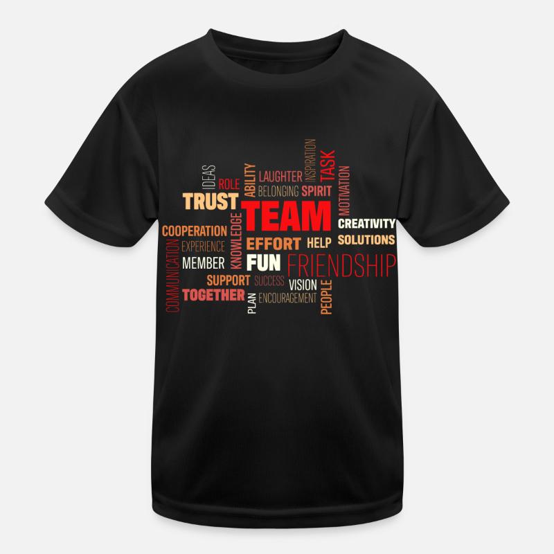 team Kinder Funktions-T-Shirt