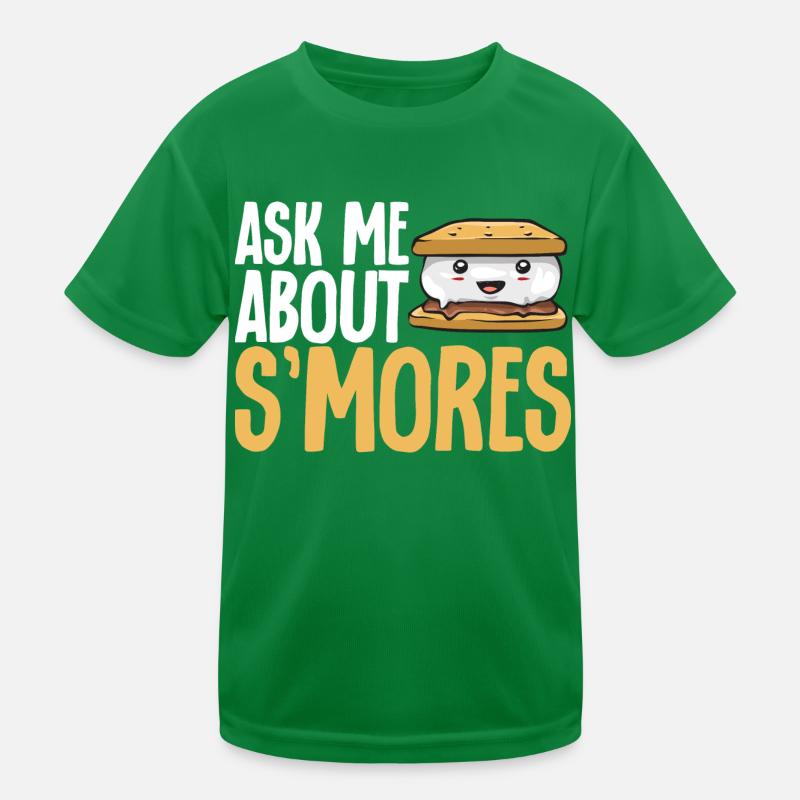 S'more Campfire Marshmallow Camping T-shirt sport Enfant