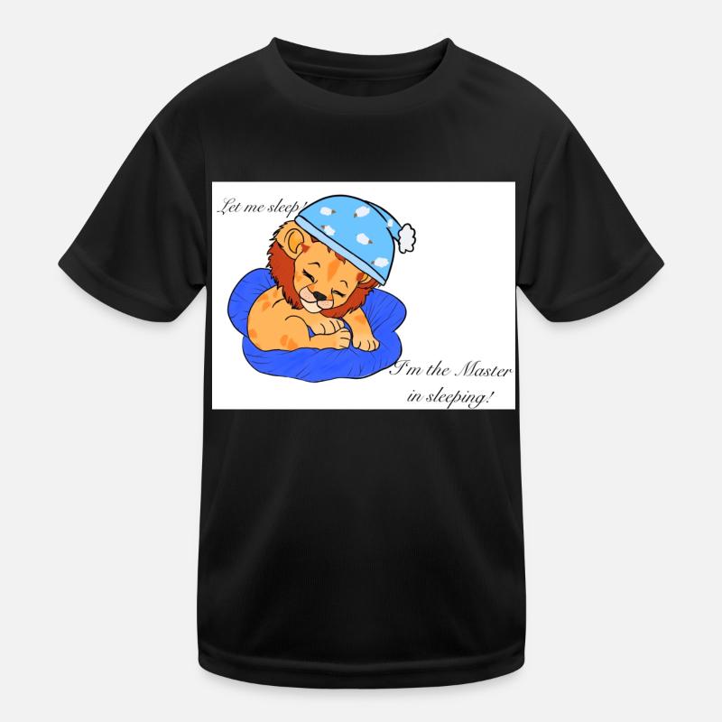 Sleeping Lion Kids Functional T-Shirt