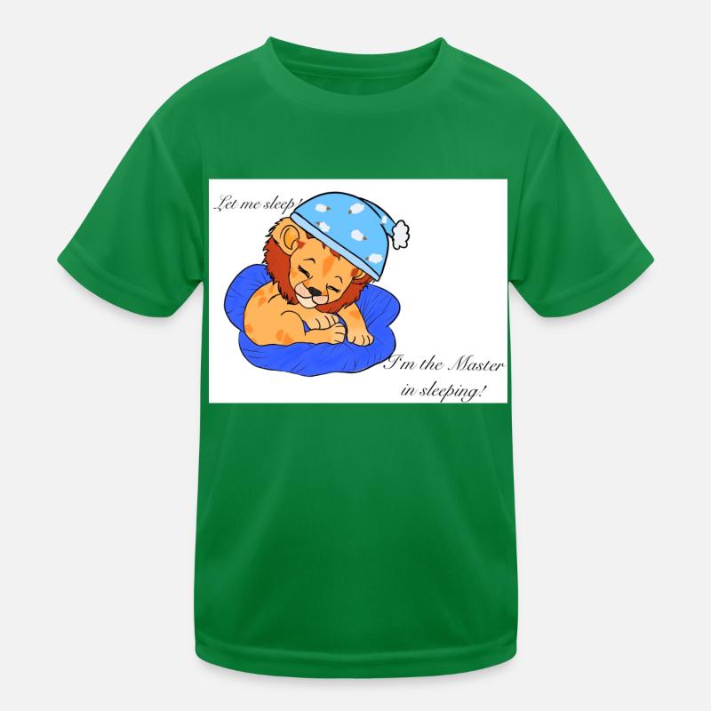 Sleeping Lion Kids Functional T-Shirt
