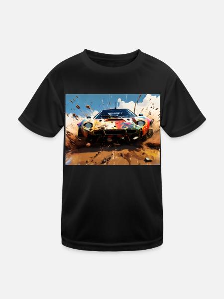 Rally Raid #1 - T-shirt sport Enfant - noir - Devant