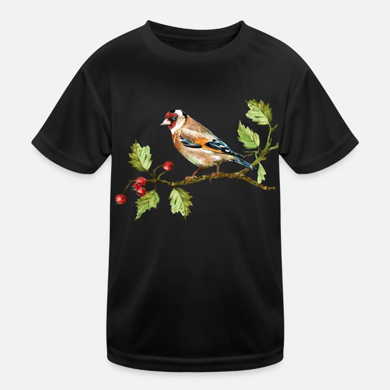 Bunter Vogel Kinder Funktions-T-Shirt