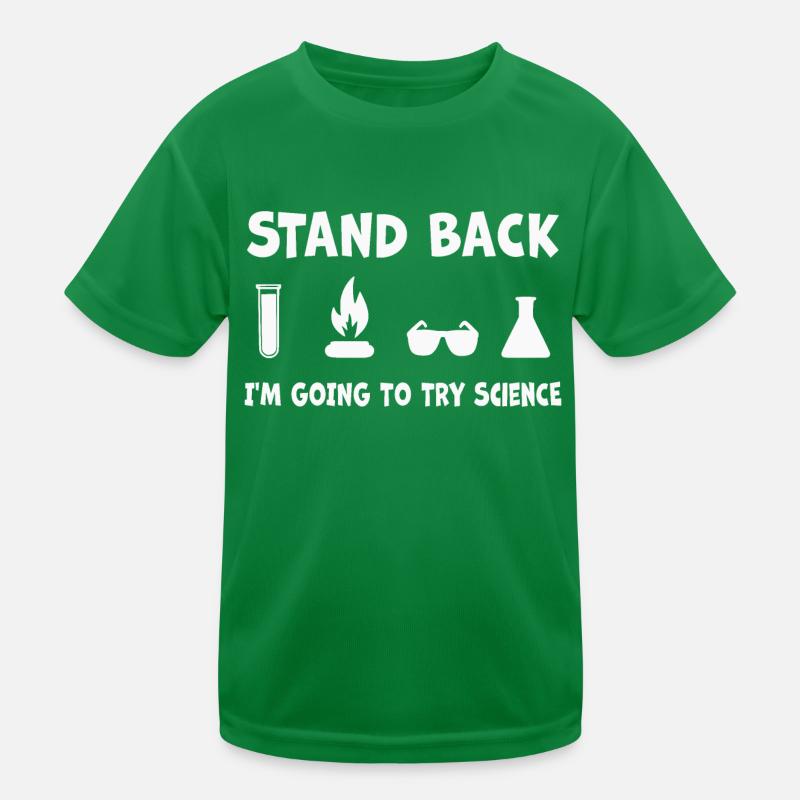 Stand Back Kinder Funktions-T-Shirt