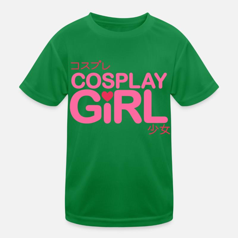 Cosplay Mädchen Kinder Funktions-T-Shirt