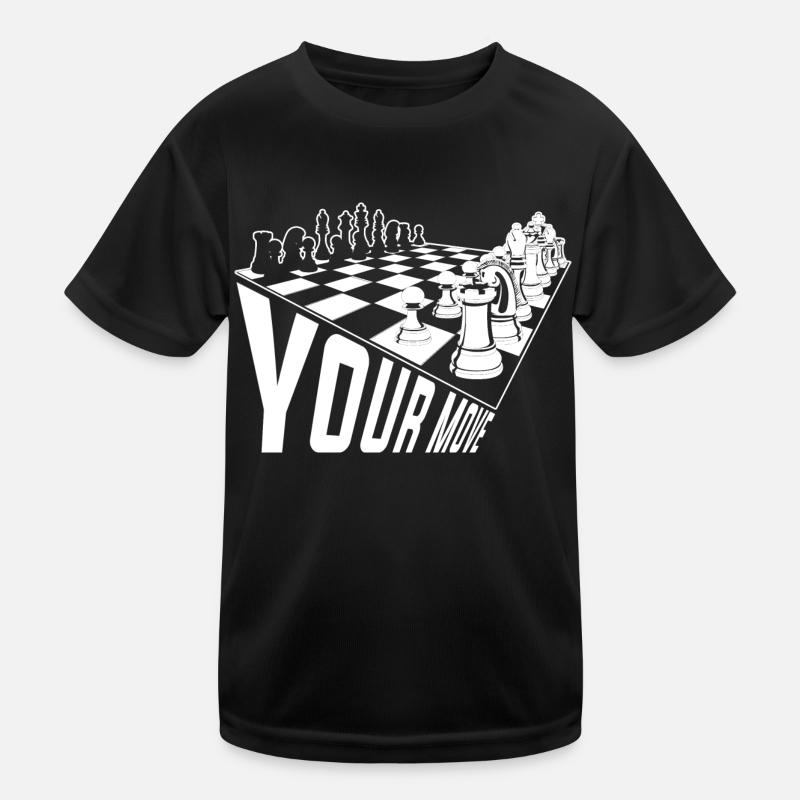 Schachmatt Schachfigur Schach Kinder Funktions-T-Shirt