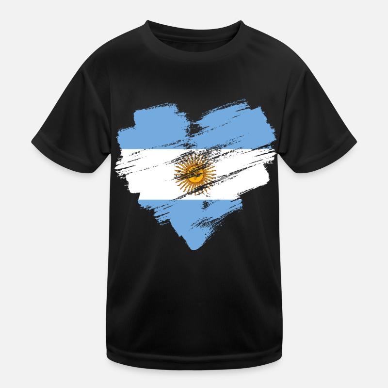 Argentinien Kinder Funktions-T-Shirt