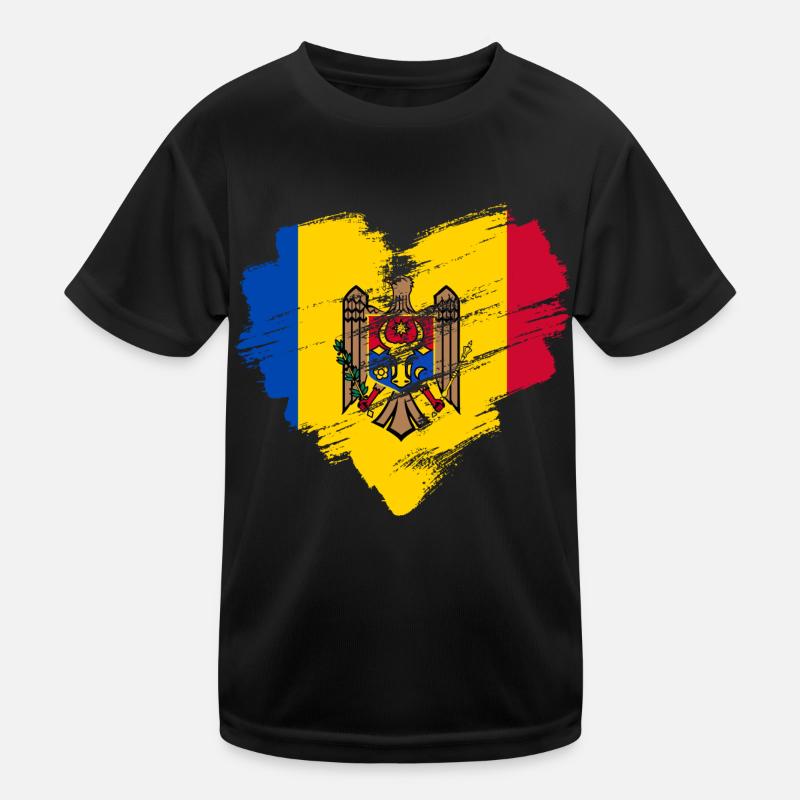 Moldawien Kinder Funktions-T-Shirt