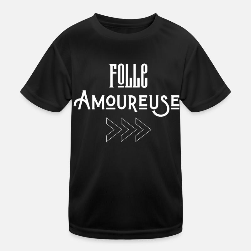 Folle amoureux tshirt assorti couple T-shirt sport Enfant