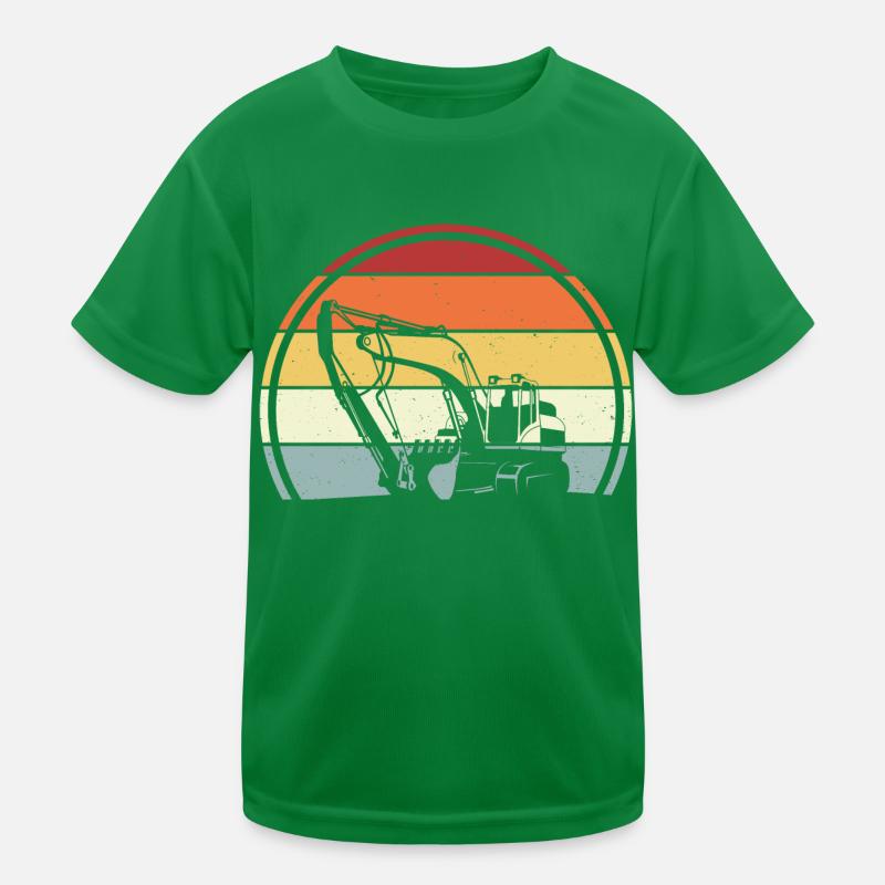 Bagger Kinder Funktions-T-Shirt