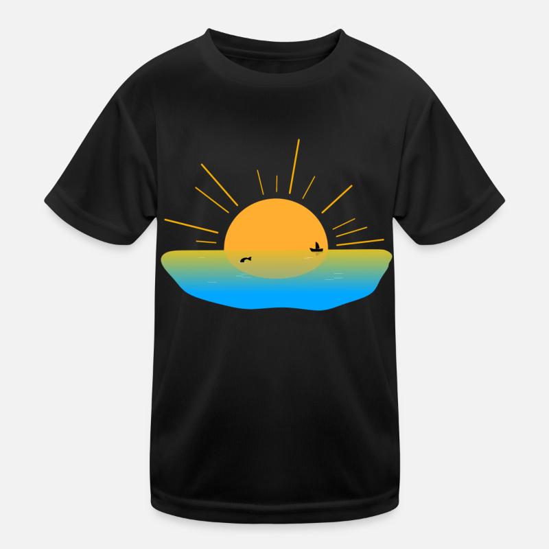 Lever du soleil T-shirt sport Enfant