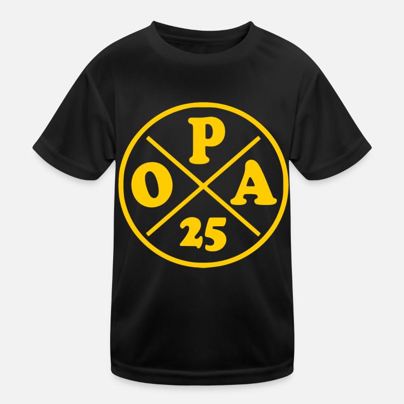 Opa 2025 Kinder Funktions-T-Shirt