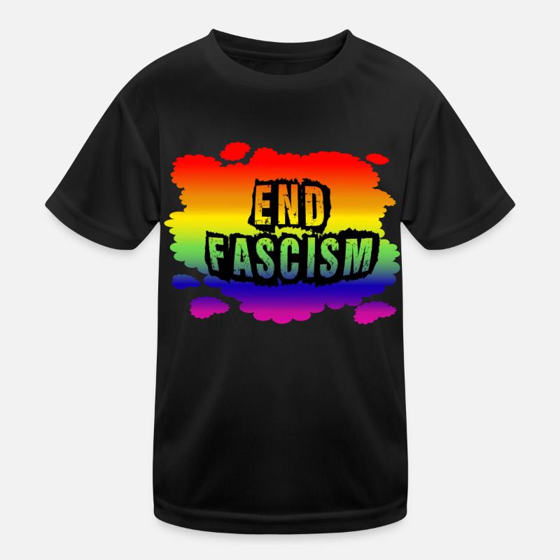 Stop AfD against right, democracy, diversity, left Kids Functional T-Shirt