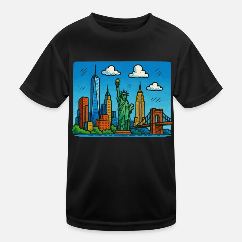 new york stadt Kinder Funktions-T-Shirt