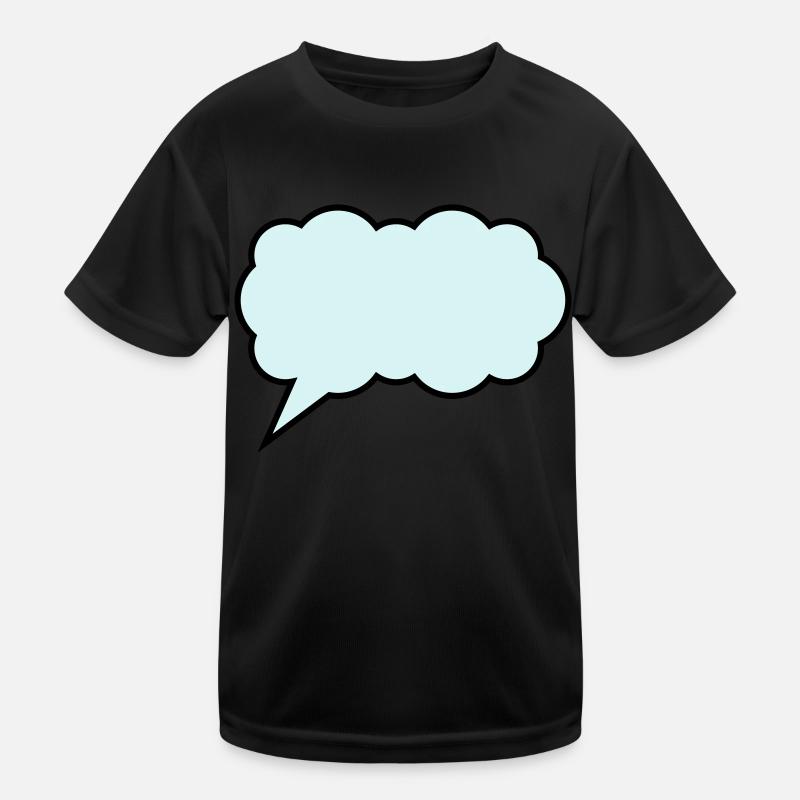 sprechblase cloud Kinder Funktions-T-Shirt
