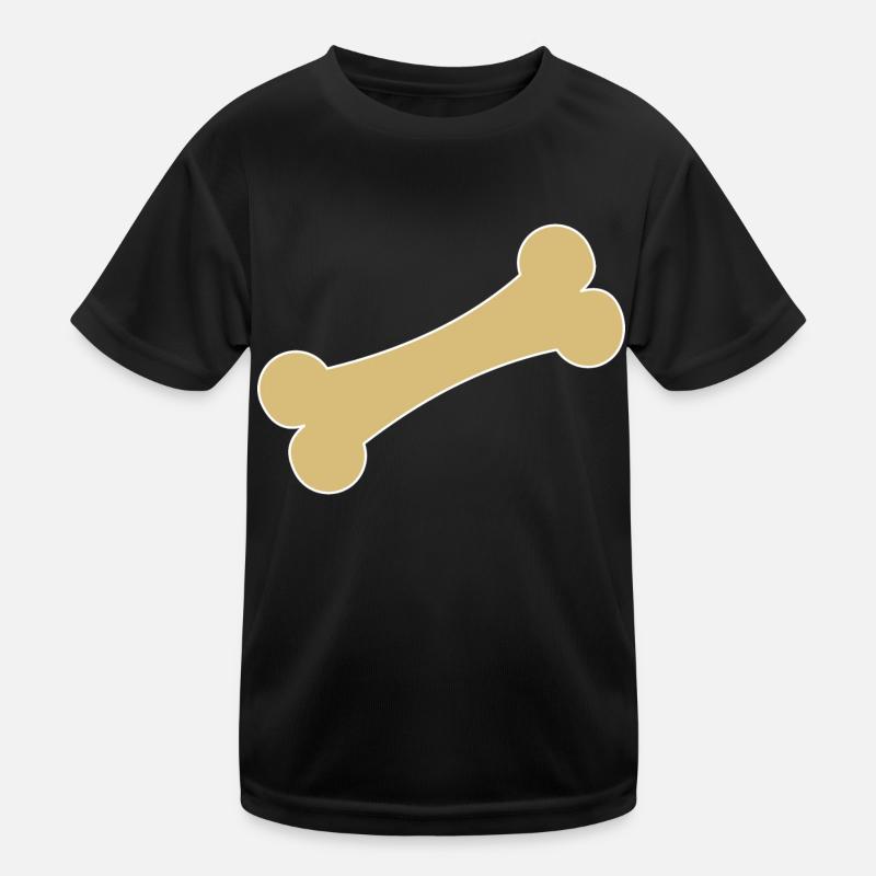Hunde Knochen Kinder Funktions-T-Shirt