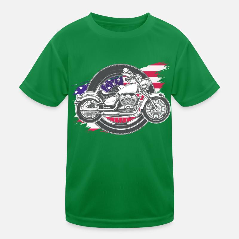 motorcycle motorcycle Kids Functional T-Shirt
