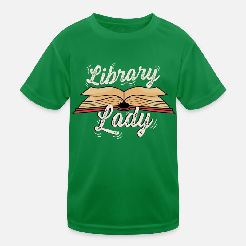 Library Lady OIC -Librarian Gift Kids Functional T-Shirt