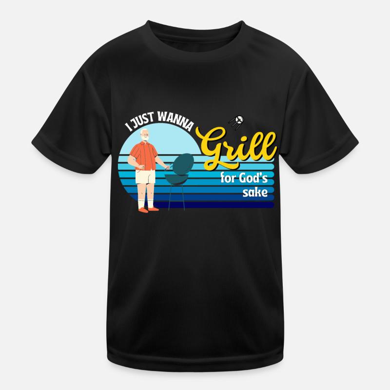 Je veux juste griller rien de plus T-shirt sport Enfant