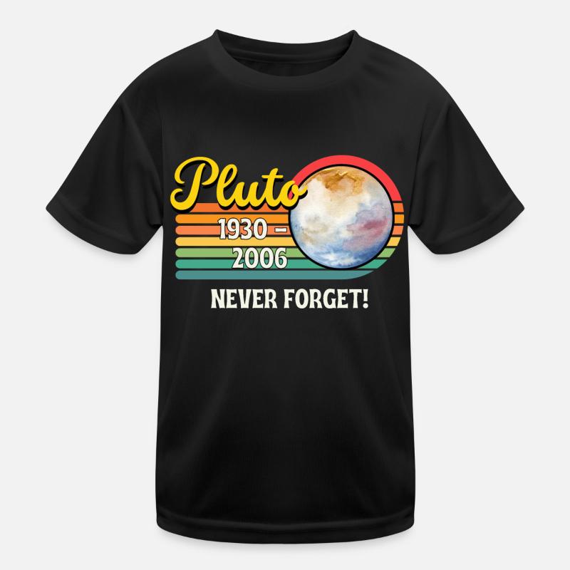 Pluto 1930 - 2006 do not forget Kids Functional T-Shirt