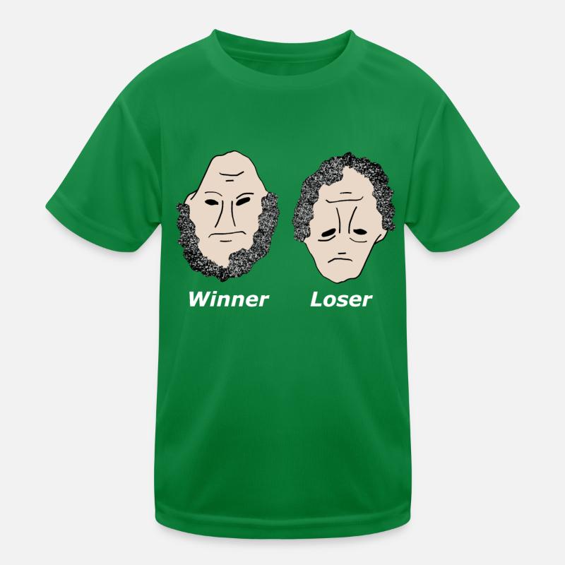Winner Loser white Kids Functional T-Shirt