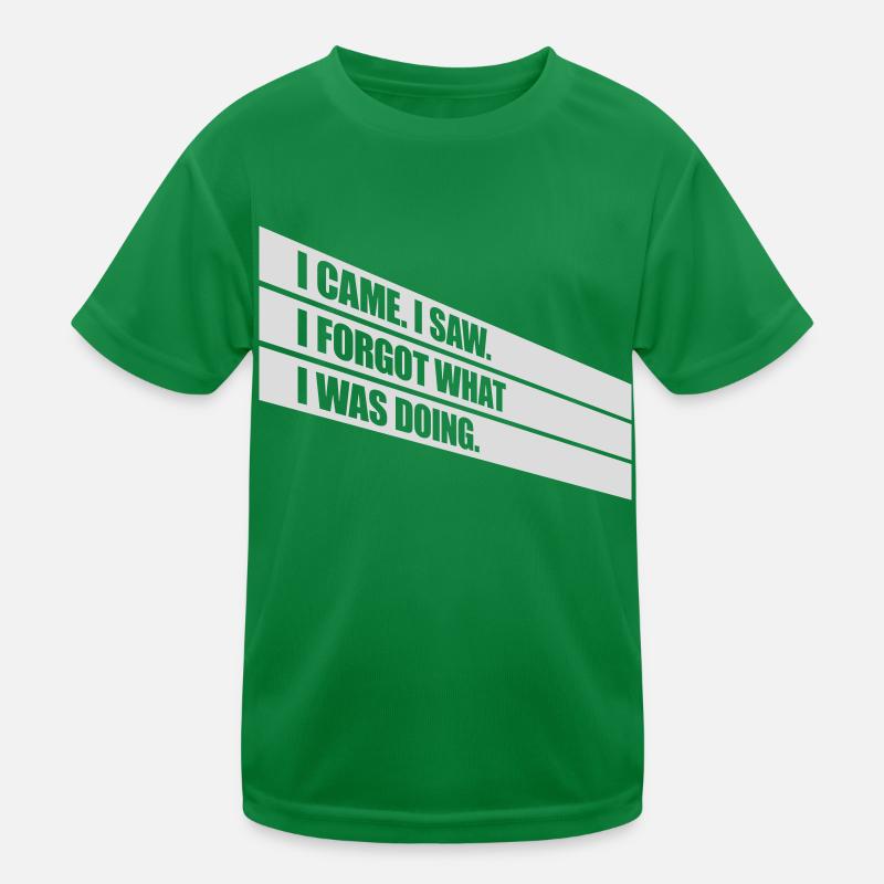 I came saw forget Kids Functional T-Shirt