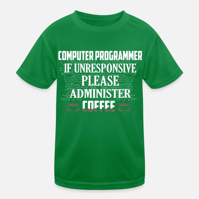 Logiciel de codage de programmeur informatique T-shirt sport Enfant