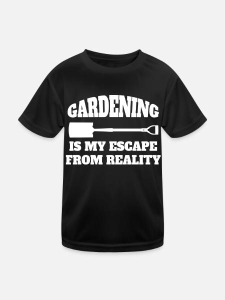 Gärtner Geschenk Obstgarten Hobbygärtner Garten - Kinder Funktions-T-Shirt - Schwarz - Vorne