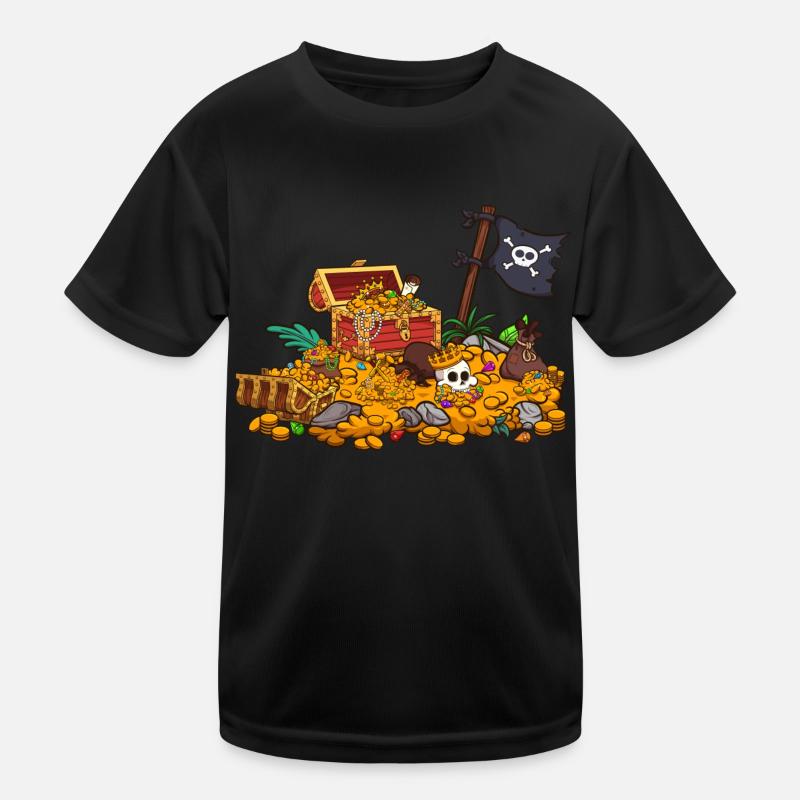 Trésor de dessin animé T-shirt sport Enfant