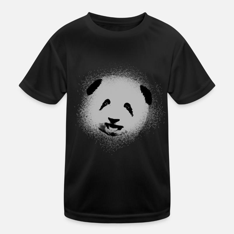 Panda, ours panda, ours, graffitis, gris T-shirt sport Enfant