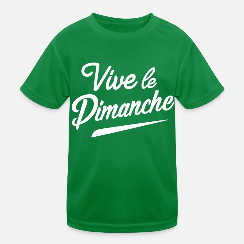 Vive le dimanche T-shirt sport Enfant