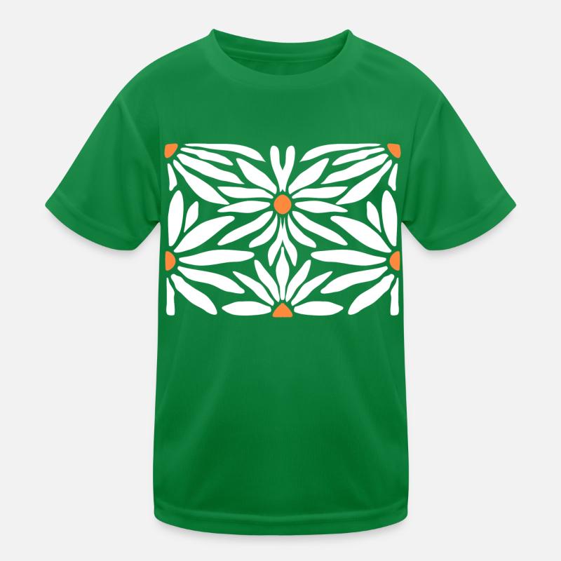 Groovy Gänseblümchen-Blumen Kinder Funktions-T-Shirt