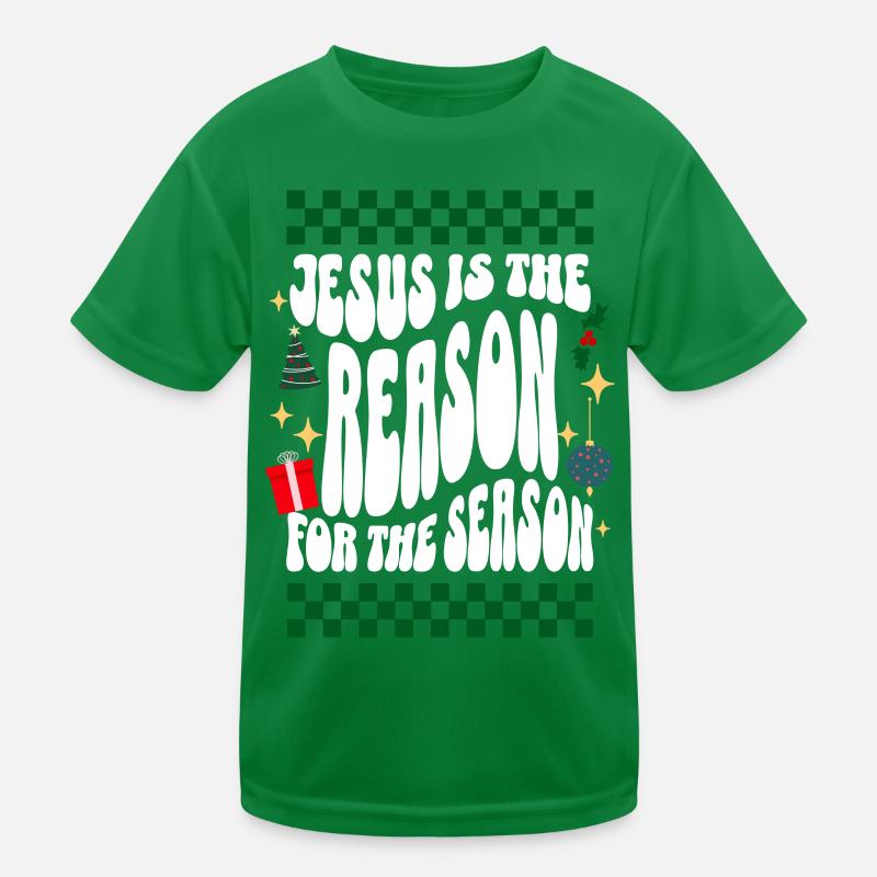Jésus est la raison de la saison : Noël moche T-shirt sport Enfant