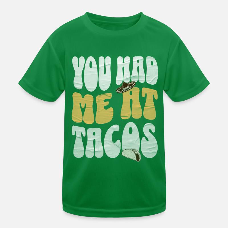 Taco Kinder Funktions-T-Shirt