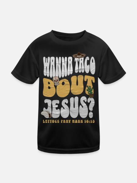 Taco - Kids Functional T-Shirt - black - Front