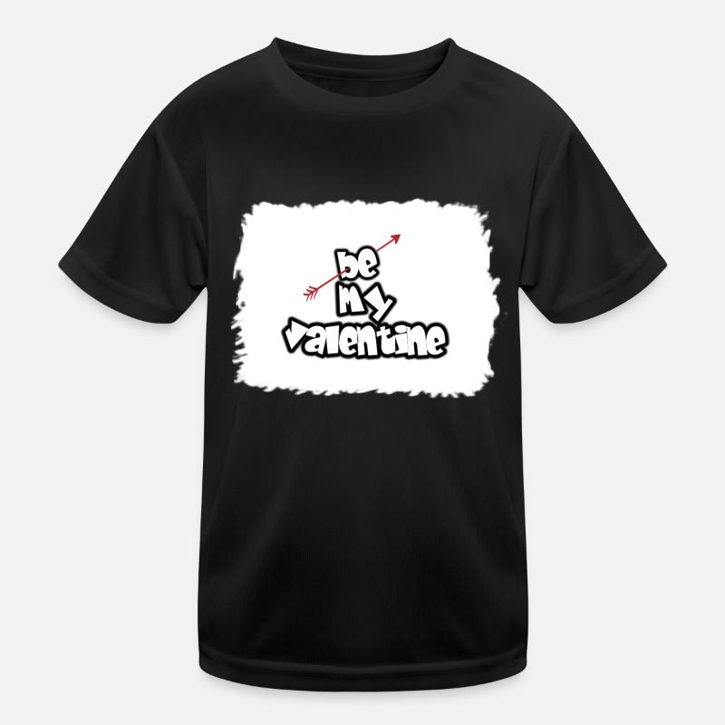 be my valentine Kinder Funktions-T-Shirt